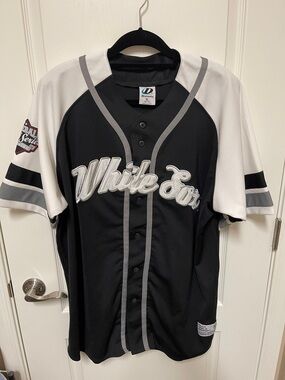 White Sox Black and White Baseball Jersey by Dynasty
